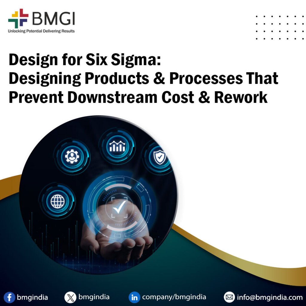 Design for Six Sigma Designing Products and Processes That Prevent Downstream Cost and Rework